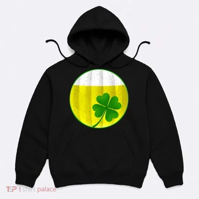 Irish Beer Clover Flag Hoodie