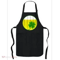 Irish Beer Clover Flag Apron thumb 0