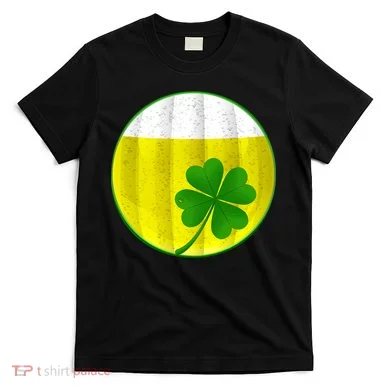 Irish Beer Clover Flag T-Shirt