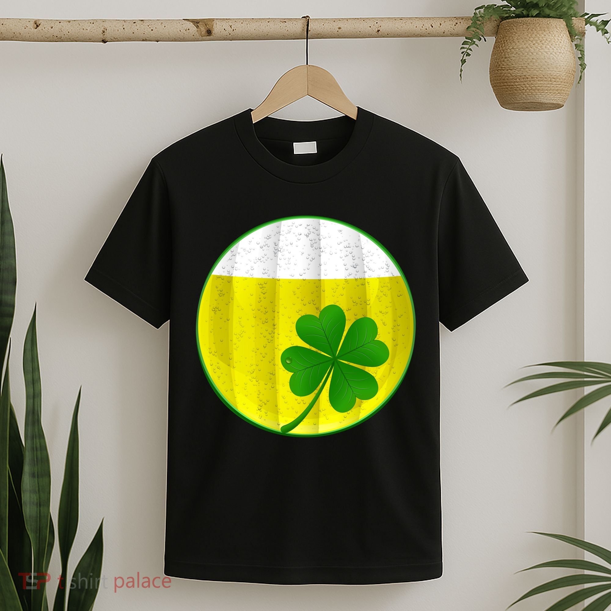 Irish Beer Clover Flag T-Shirt