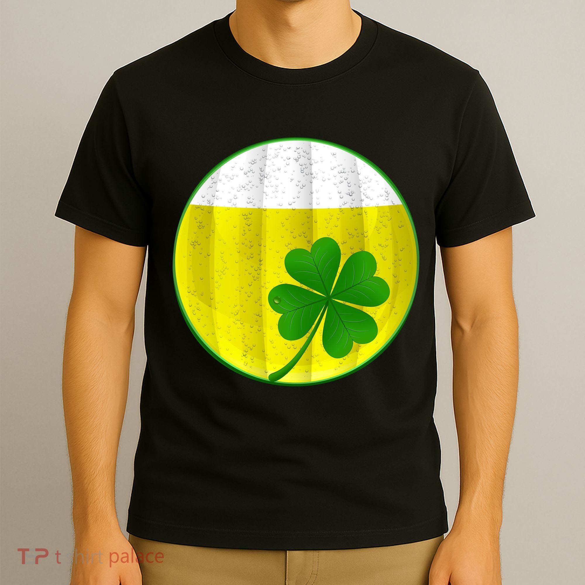 Irish Beer Clover Flag T-Shirt