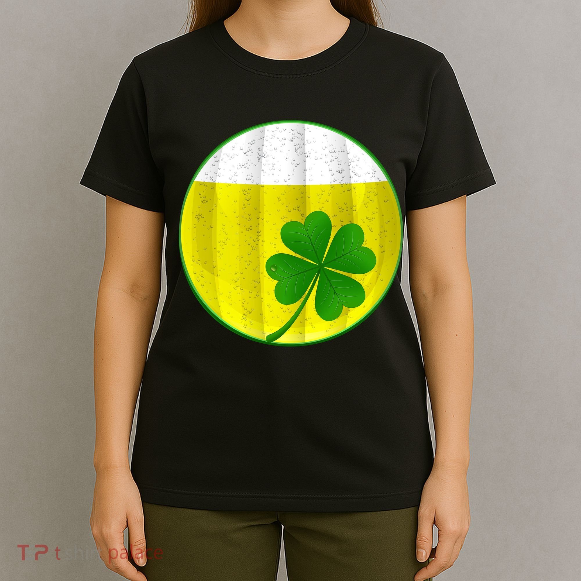 Irish Beer Clover Flag T-Shirt