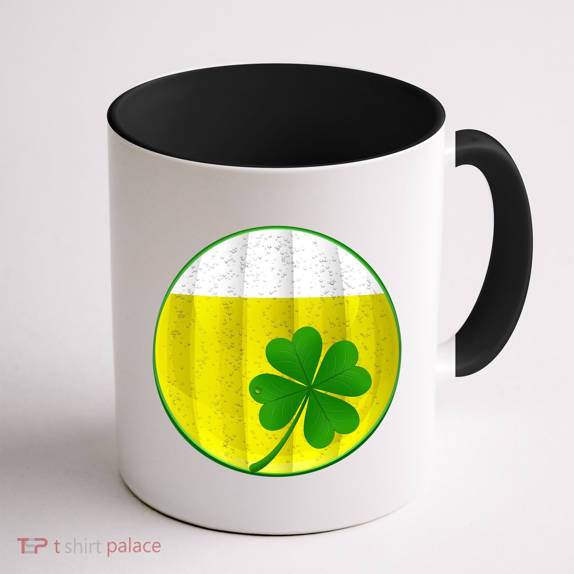 Irish Beer Clover Flag Coffee Mug