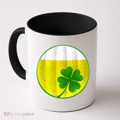 Irish Beer Clover Flag Coffee Mug