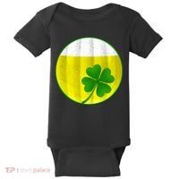 Irish Beer Clover Flag Baby Bodysuit thumb 0