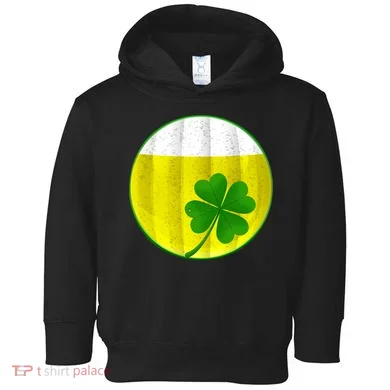 Irish Beer Clover Flag Toddler Hoodie