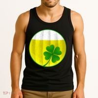 Irish Beer Clover Flag Tank Top thumb 3