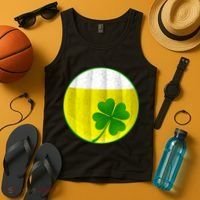 Irish Beer Clover Flag Tank Top thumb 4