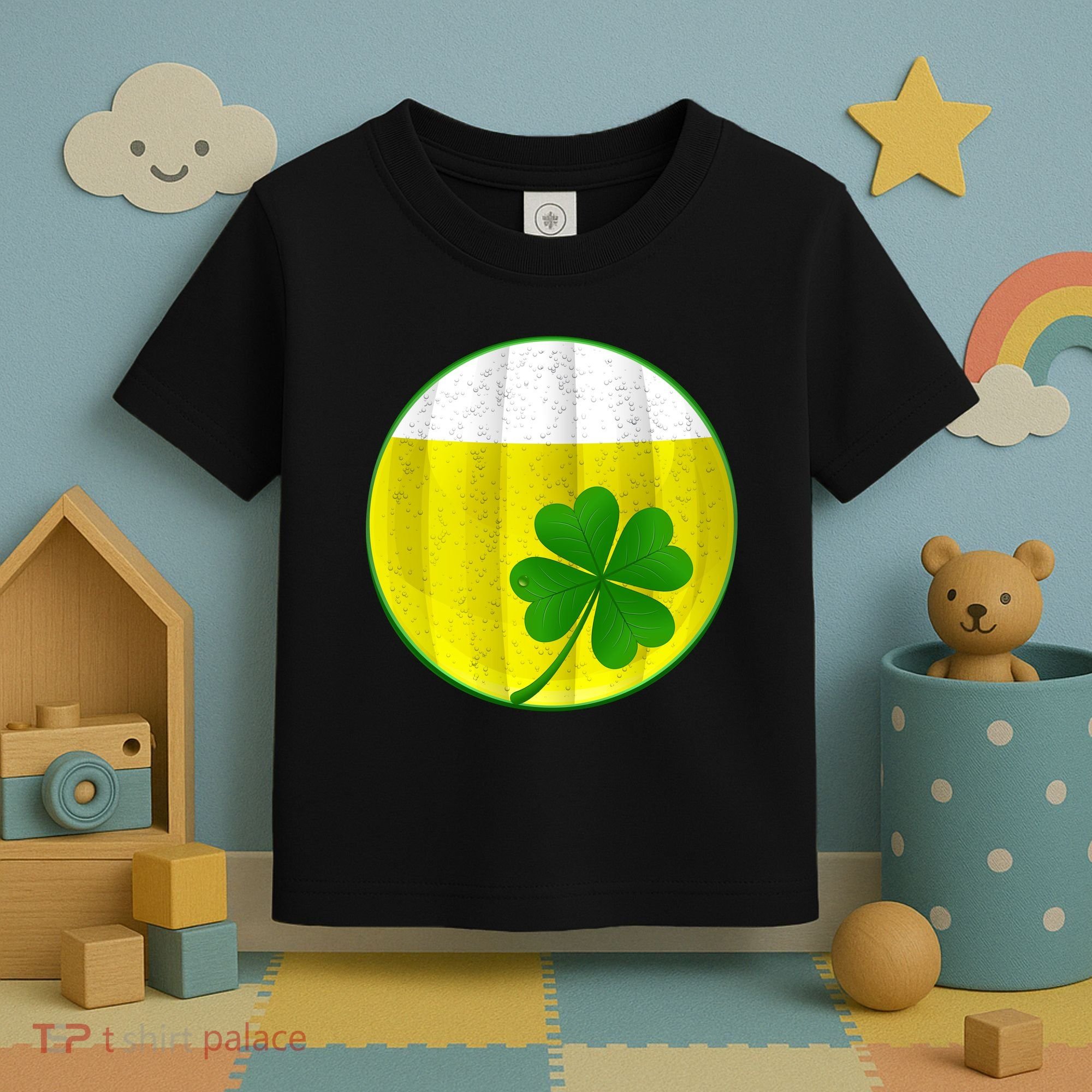 Irish Beer Clover Flag Toddler T-Shirt