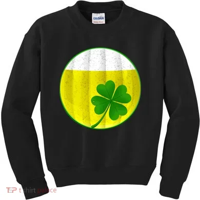 Irish Beer Clover Flag Kids Sweatshirt