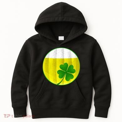 Irish Beer Clover Flag Kids Hoodie