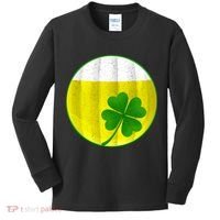 Irish Beer Clover Flag Kids Long Sleeve Shirt thumb 0