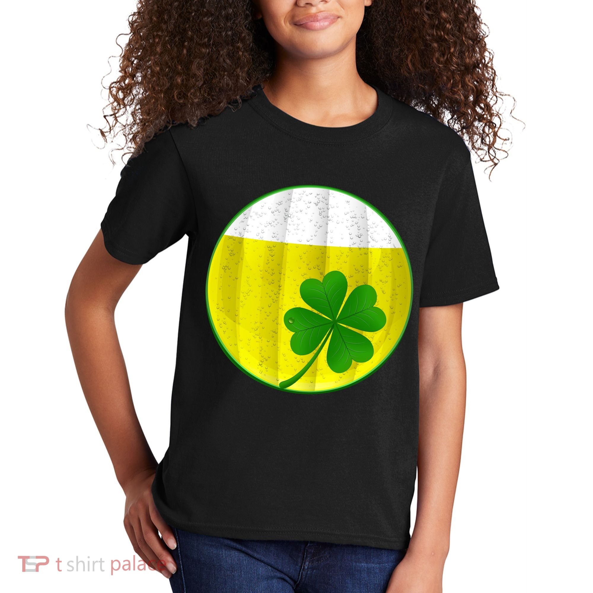 Irish Beer Clover Flag Kids T-Shirt
