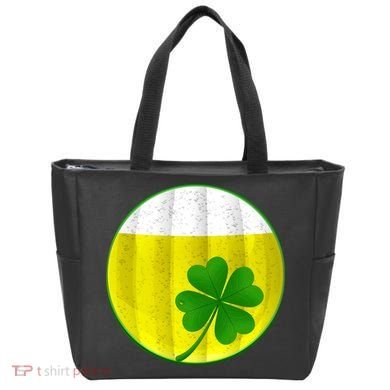 Irish Beer Clover Flag Tote Bag