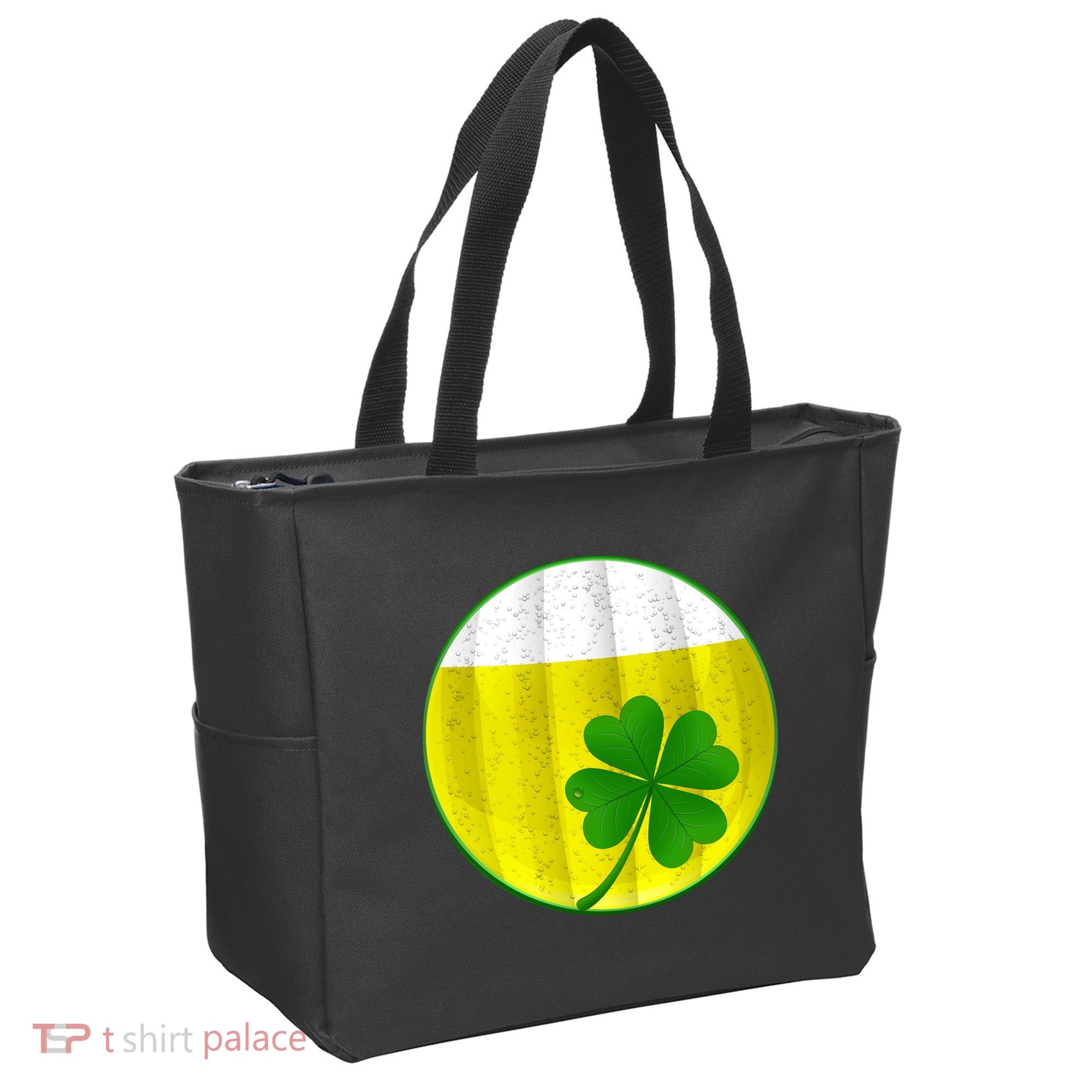 Irish Beer Clover Flag Tote Bag