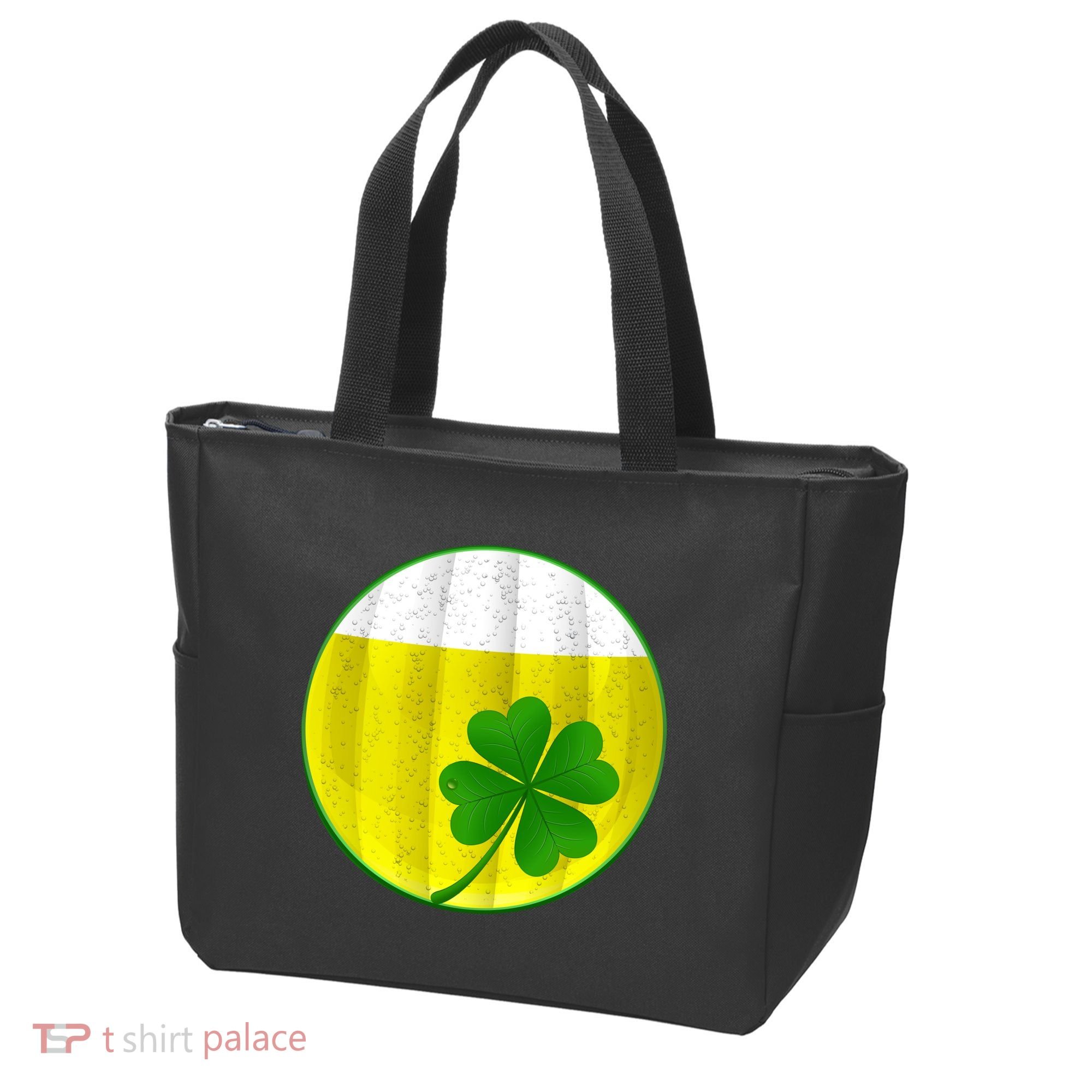 Irish Beer Clover Flag Tote Bag
