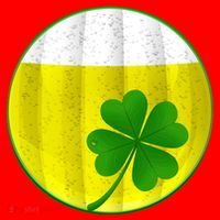 Irish Beer Clover Flag Santa Hat thumb 1
