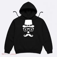 Irish Beer Mustache St. Patrick's Day Face Hoodie thumb 0