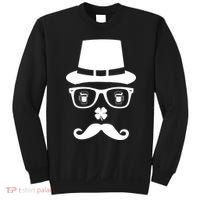 Irish Beer Mustache St. Patrick's Day Face Sweatshirt thumb 0