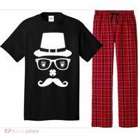 Irish Beer Mustache St. Patrick's Day Face Pajama Set thumb 0
