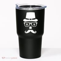 Irish Beer Mustache St. Patrick's Day Face Tumbler thumb 0