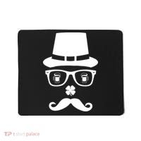 Irish Beer Mustache St. Patrick's Day Face Mousepad thumb 0