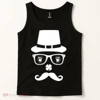 Irish Beer Mustache St. Patrick's Day Face Tank Top thumb 2