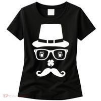 Irish Beer Mustache St. Patrick's Day Face Women's T-Shirt thumb 0