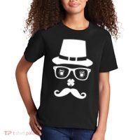 Irish Beer Mustache St. Patrick's Day Face Kids T-Shirt thumb 2