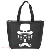 Irish Beer Mustache St. Patrick's Day Face Tote Bag thumb 0