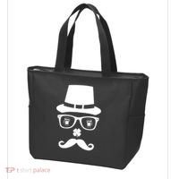 Irish Beer Mustache St. Patrick's Day Face Tote Bag thumb 3