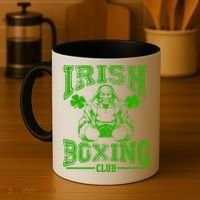 Irish Boxing Club Team Retro Coffee Mug thumb 4