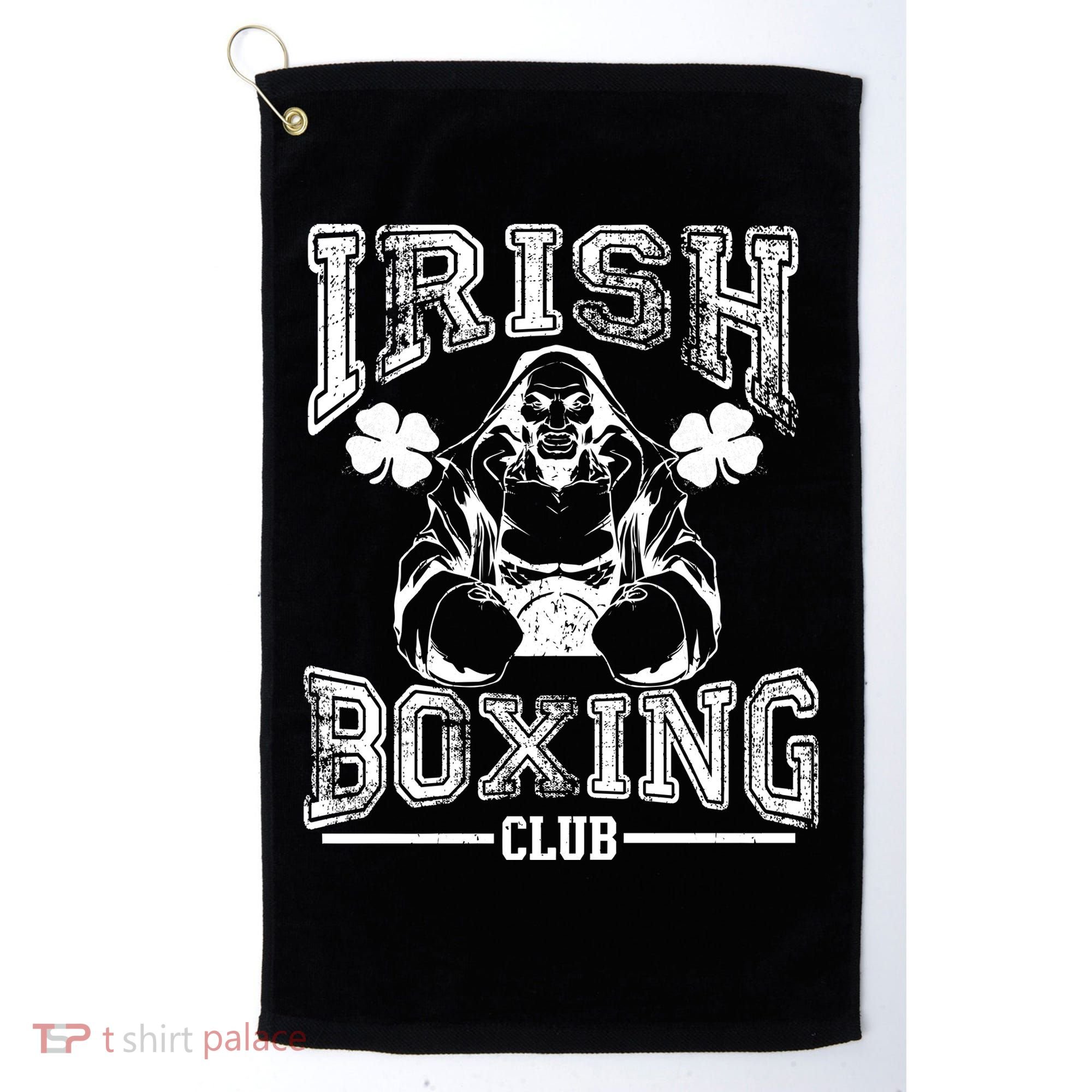 Irish Boxing Club Team Retro Golf Towel