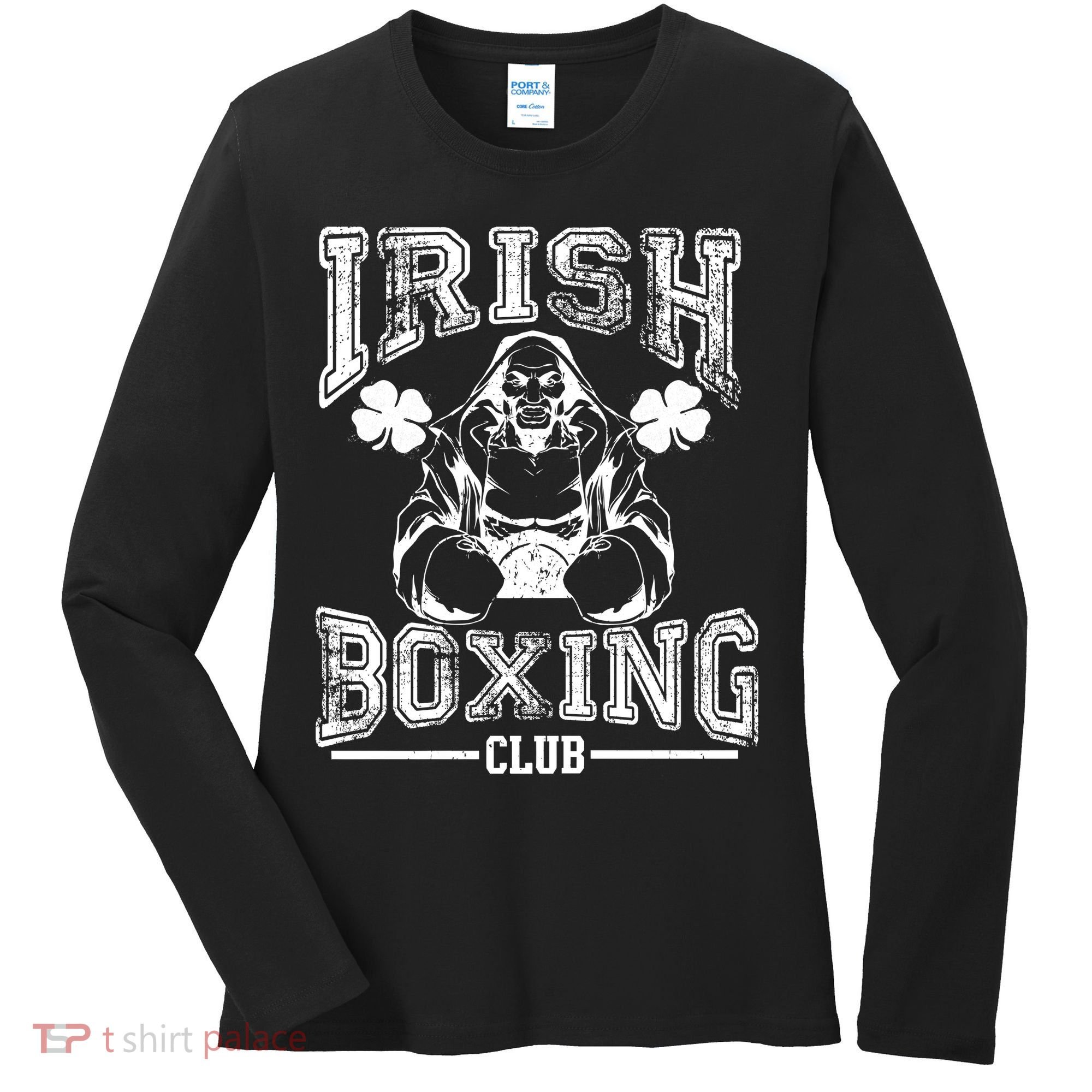 Irish Boxing Club Team Retro Women's Long Sleeve Shirt