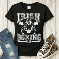Irish Boxing Club Team Retro Women's T-Shirt thumb 3