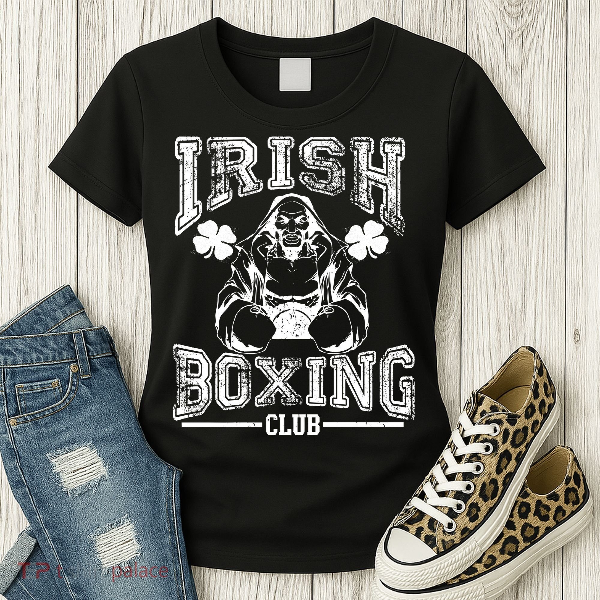 Irish Boxing Club Team Retro Women's T-Shirt