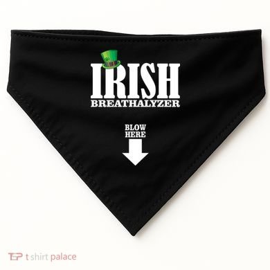 Irish Breathalyzer USA-Made Doggie Bandana