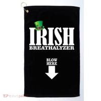 Irish Breathalyzer Golf Towel thumb 0