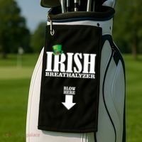 Irish Breathalyzer Golf Towel thumb 2