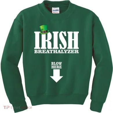 Irish Breathalyzer Kids Sweatshirt