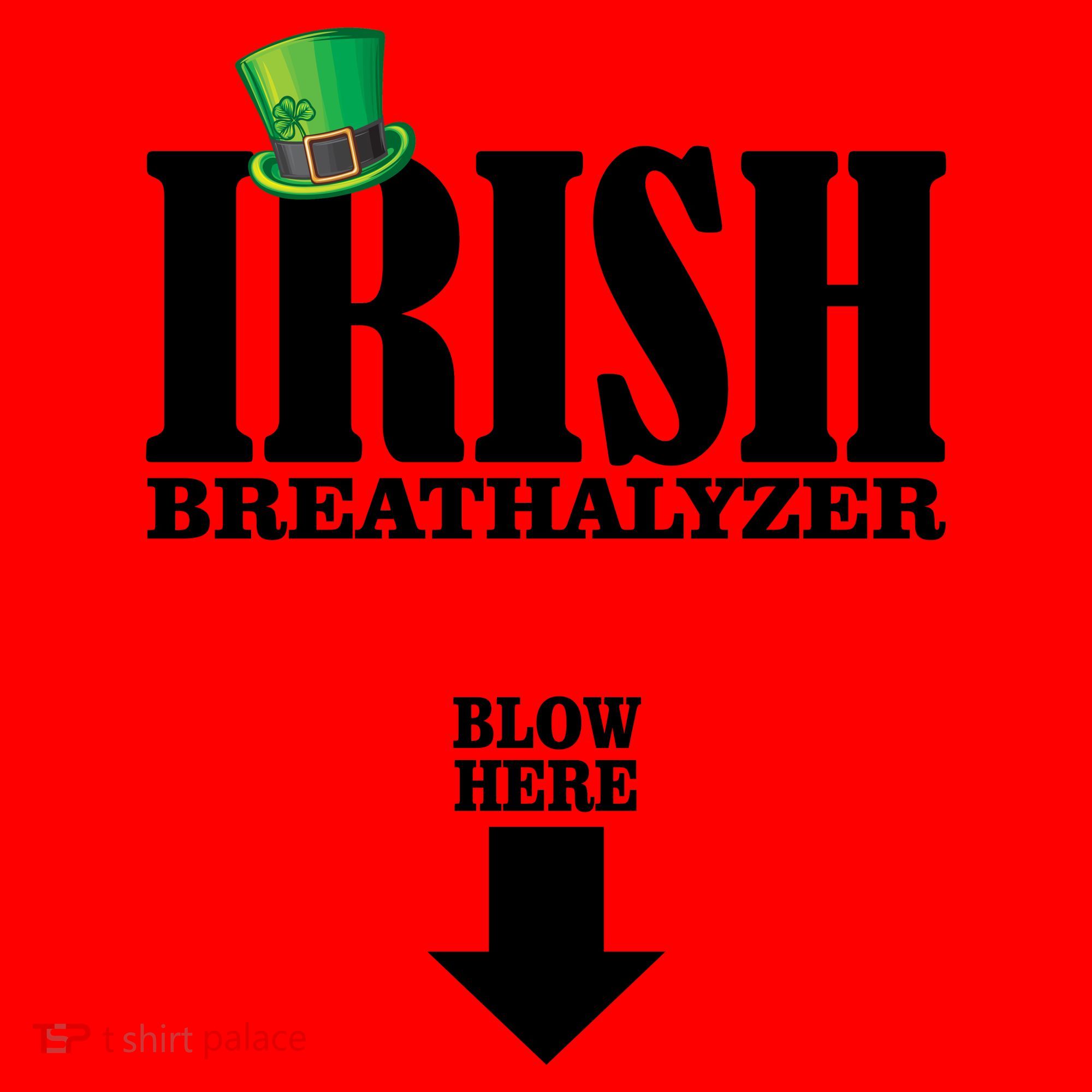 Irish Breathalyzer Santa Hat