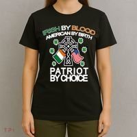 Irish By Blood American By Birth Patriotic By Choice T-Shirt thumb 4