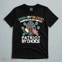 Irish By Blood American By Birth Patriotic By Choice T-Shirt thumb 5