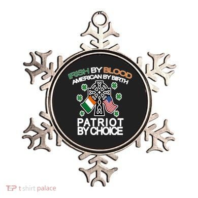 Irish By Blood American By Birth Patriotic By Choice Ornament