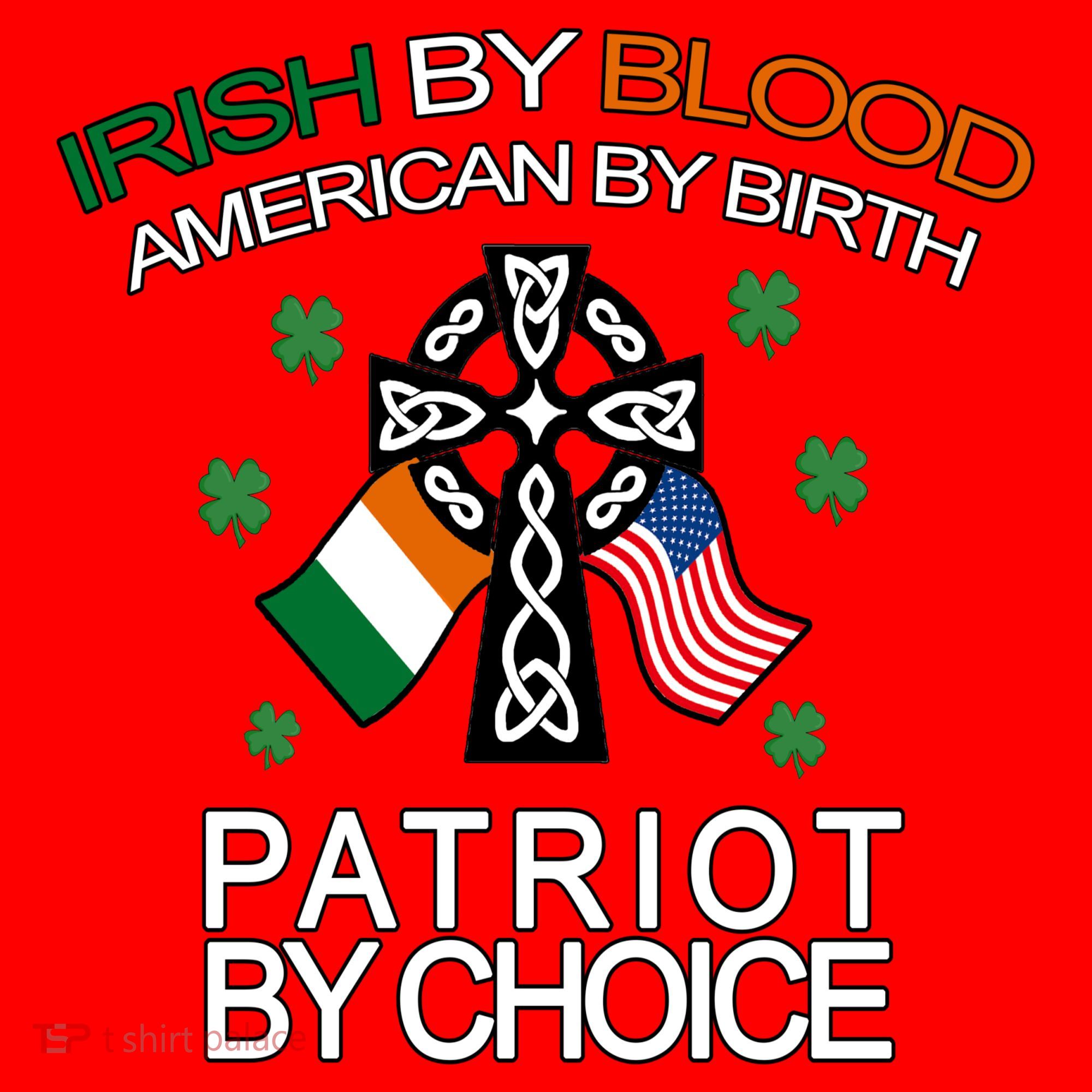 Irish By Blood American By Birth Patriotic By Choice Santa Hat