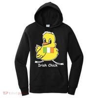 Irish Chick Cute Chicken With Flag Women's Hoodie thumb 0