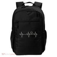 Irish Clover Heartbeat Funny St. Patrick's Day Backpack thumb 0