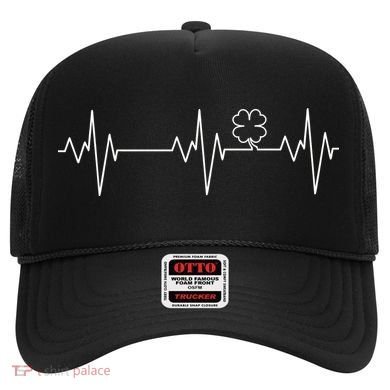 Irish Clover Heartbeat Funny St. Patrick's Day Hat