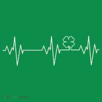 Irish Clover Heartbeat Funny St. Patrick's Day Sweatshirt thumb 3