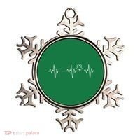 Irish Clover Heartbeat Funny St. Patrick's Day Ornament thumb 0